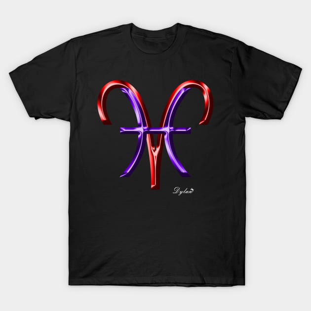 Pisces Aries Cusp T-Shirt by DylanArtNPhoto